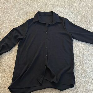 Black button up